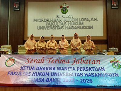 Serah Terima Jabatan Ketua DWP Fakultas Hukum Unhas